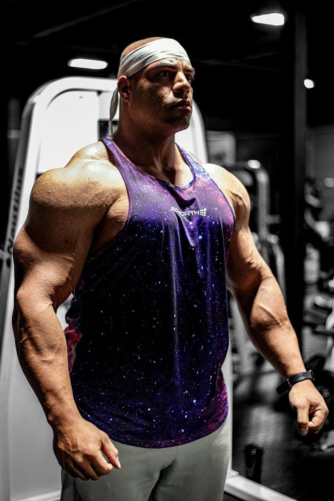 Jed North Herren Grafik-Muskel-Stringer - Galactic