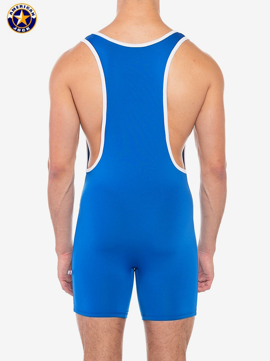 AMERICAN JOCK 8404 Herren-Sport-Unterhemd mit tiefem Ausschnitt - Königsblau