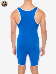 AMERICAN JOCK 8408 Men's Sports Takedown Singlet - Royal Blue
