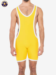 AMERICAN JOCK 8406 Herren Sport-Freestyle-Singlet - Goldgelb