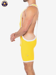AMERICAN JOCK 8406 Herren Sport-Freestyle-Singlet - Goldgelb