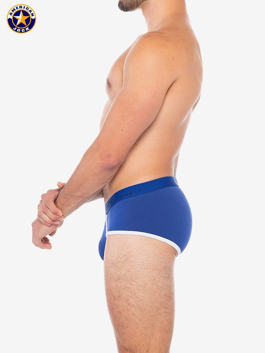 AMERICAN JOCK 8402 Men's Sport Brief - Royal Blue