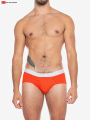Go Softwear 2721 Men's Boost Padded Pouch Brief - Mandarin
