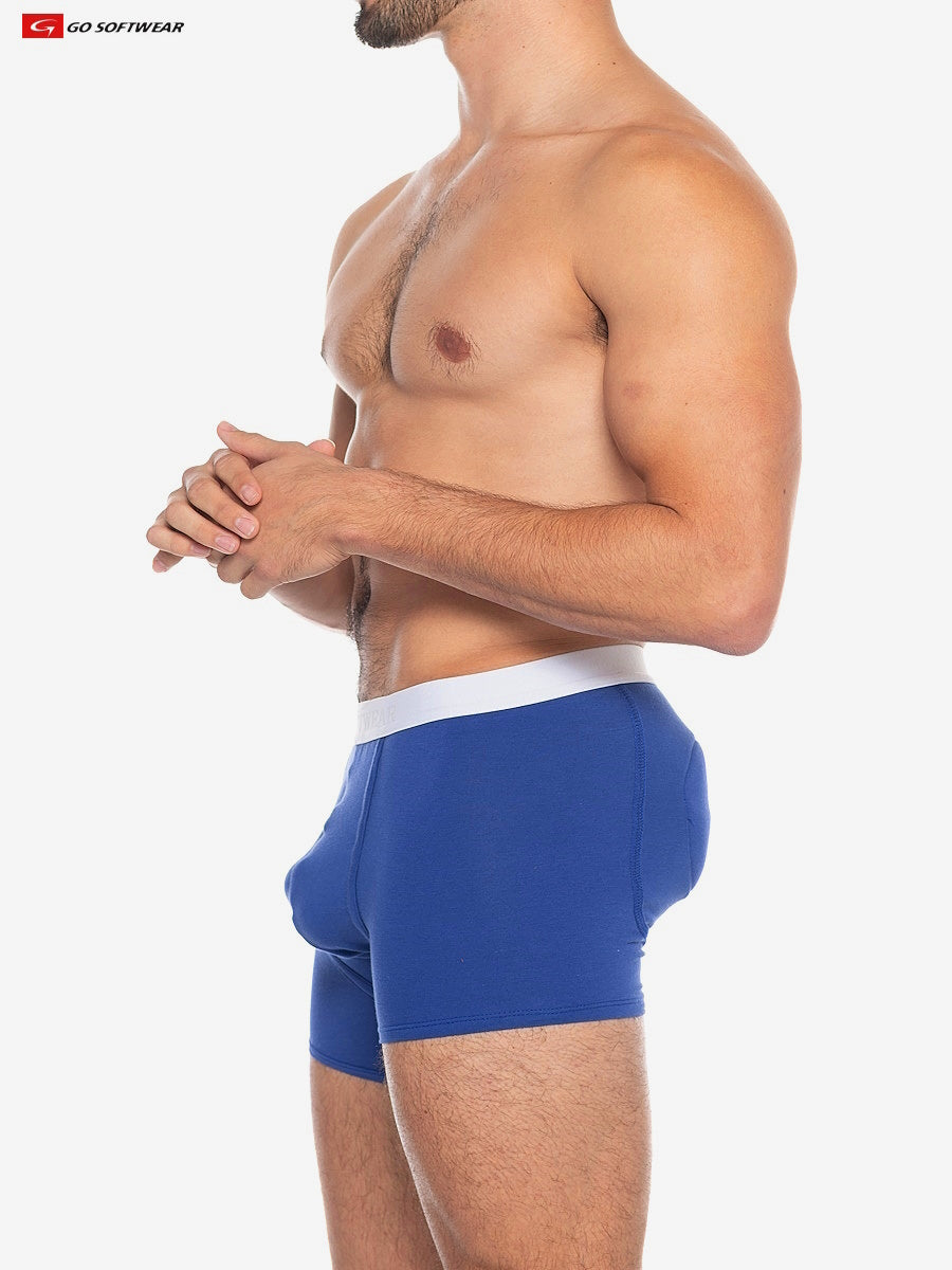 Go Softwear 2723 Men's Boost Padded Boxer - Nautical Blue