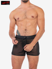 Hard Core 5551 Men's X Mini Mesh Short - Midnight