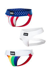 MOB Eroticwear Men's Jockstrap Underwear Bundle
