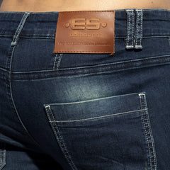 ES Collection Denim Bermuda Jean Short - Dark Jeans