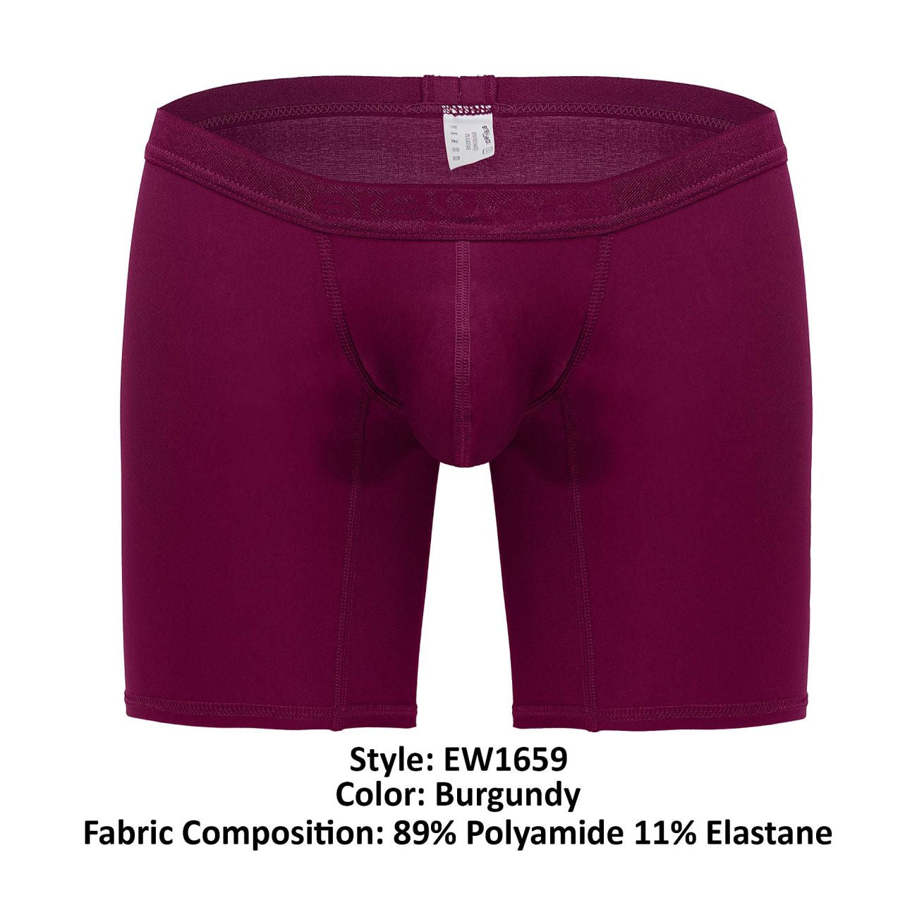 Boxer ErgoWear EW1659 SLK Couleur Bordeaux