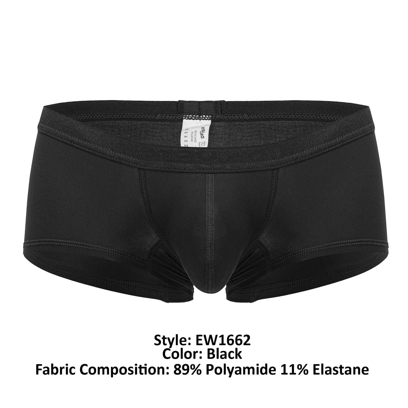 Boxer ErgoWear EW1662 SLK Couleur Noir