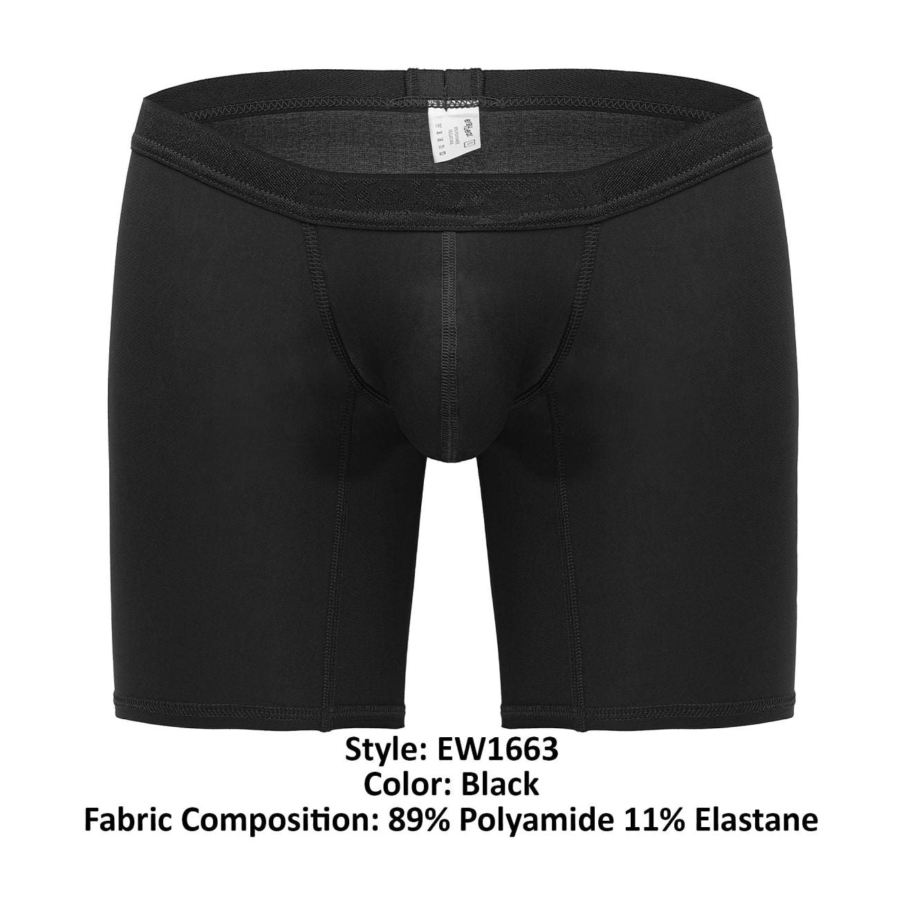 Boxer ErgoWear EW1663 SLK Couleur Noir