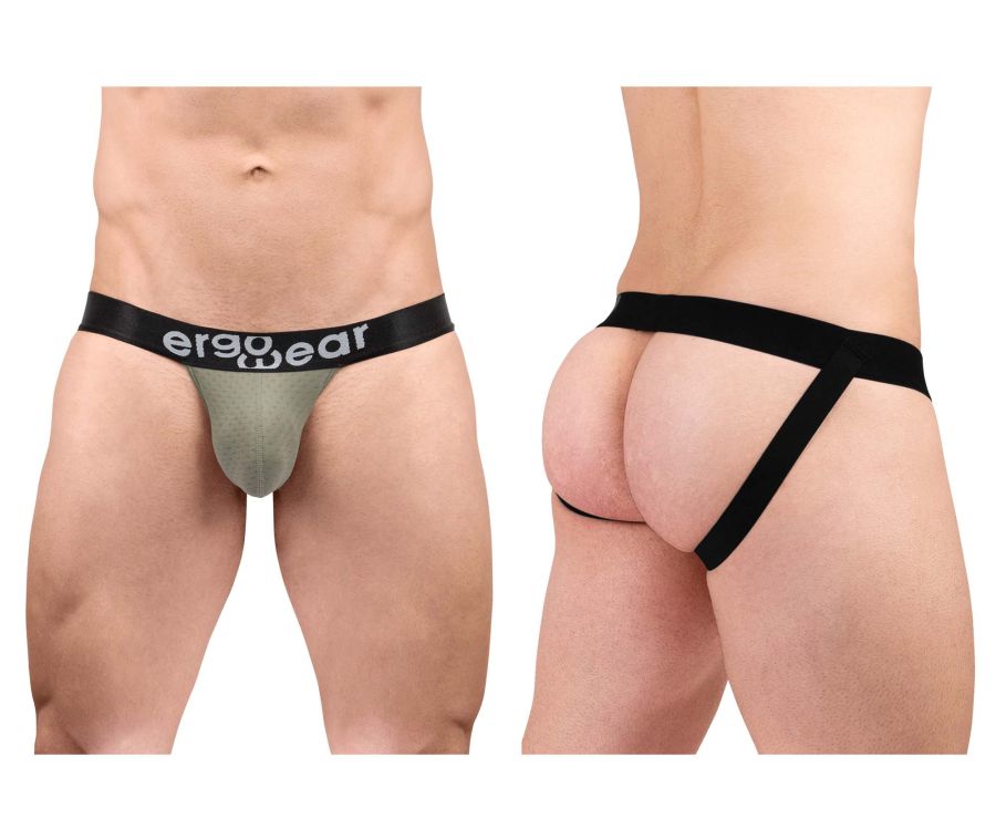 Jockstrap ErgoWear EW1676 MAX FLOW Couleur Vert Fumé