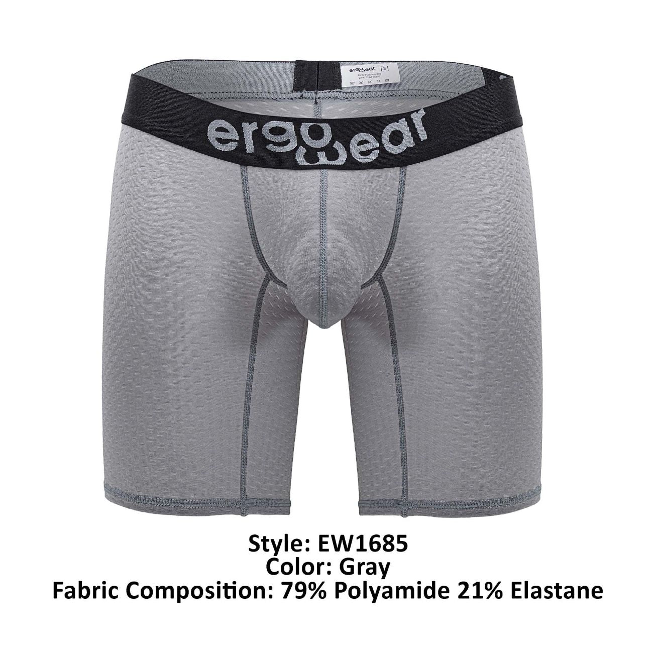 ErgoWear EW1685 MAX FLOW Boxershorts Farbe Grau