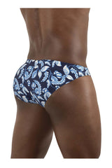 ErgoWear EW1697 FEEL SW Swim Briefs Color Abstract Blue