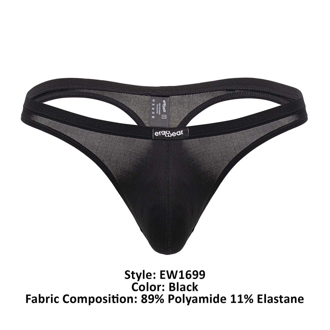 ErgoWear EW1699 X4D Thongs Color Black