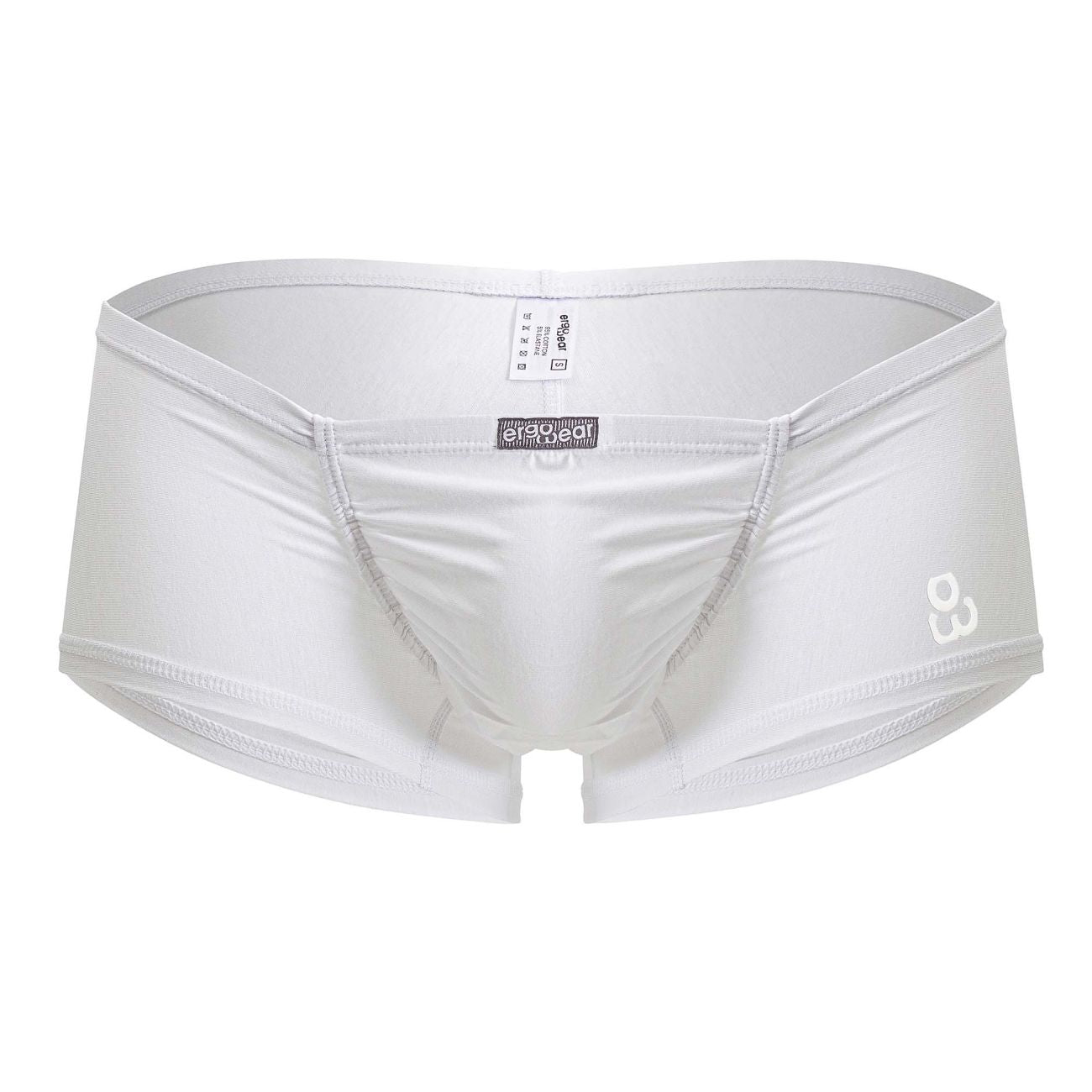 ErgoWear EW1736 FEEL GR8 Cotton Trunks Color White