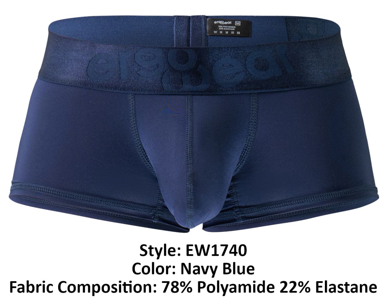 Boxer ErgoWear EW1740 MAX BOLD, bleu marine