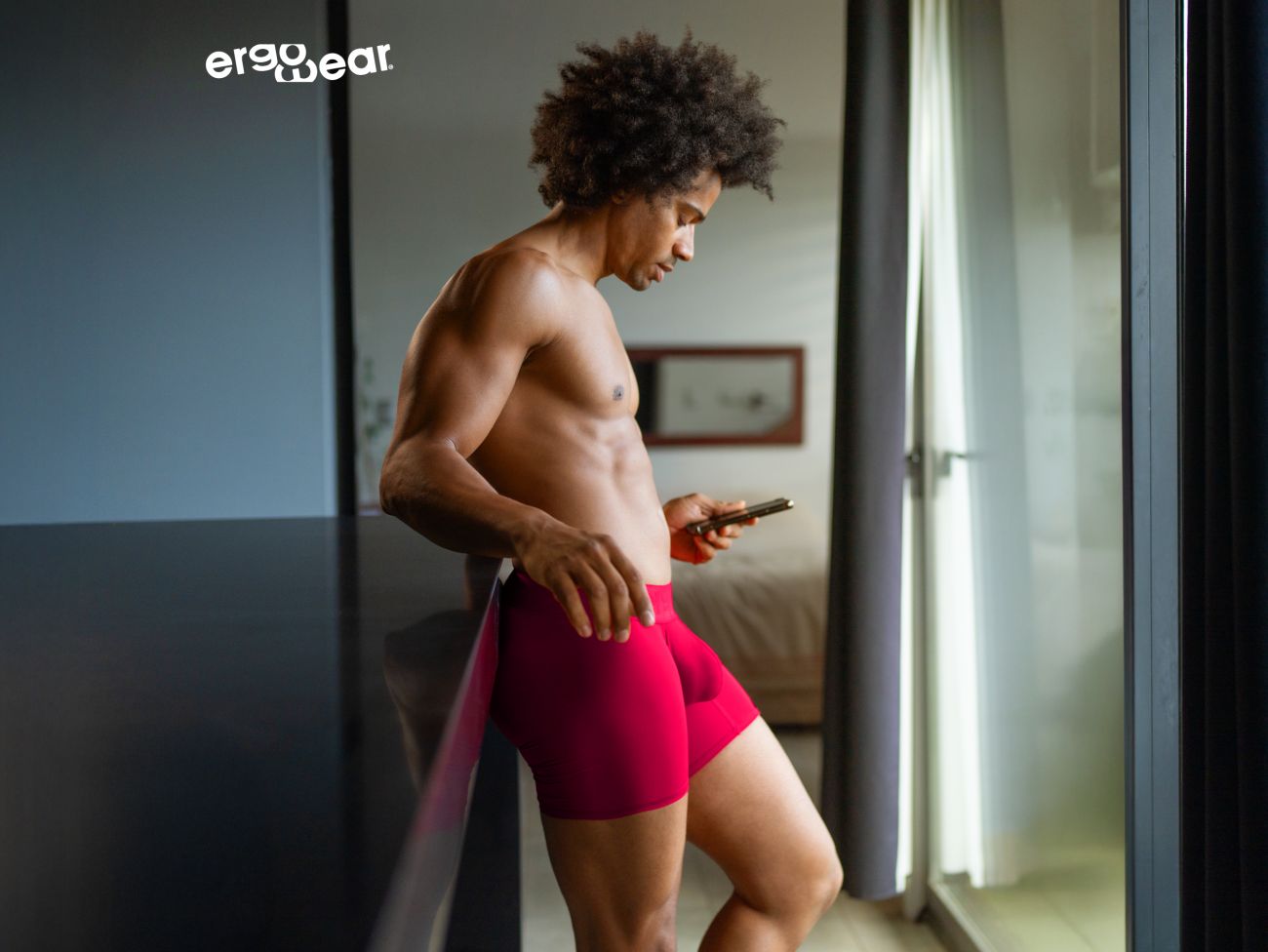 Boxer ErgoWear EW1745 MAX BOLD Rouge