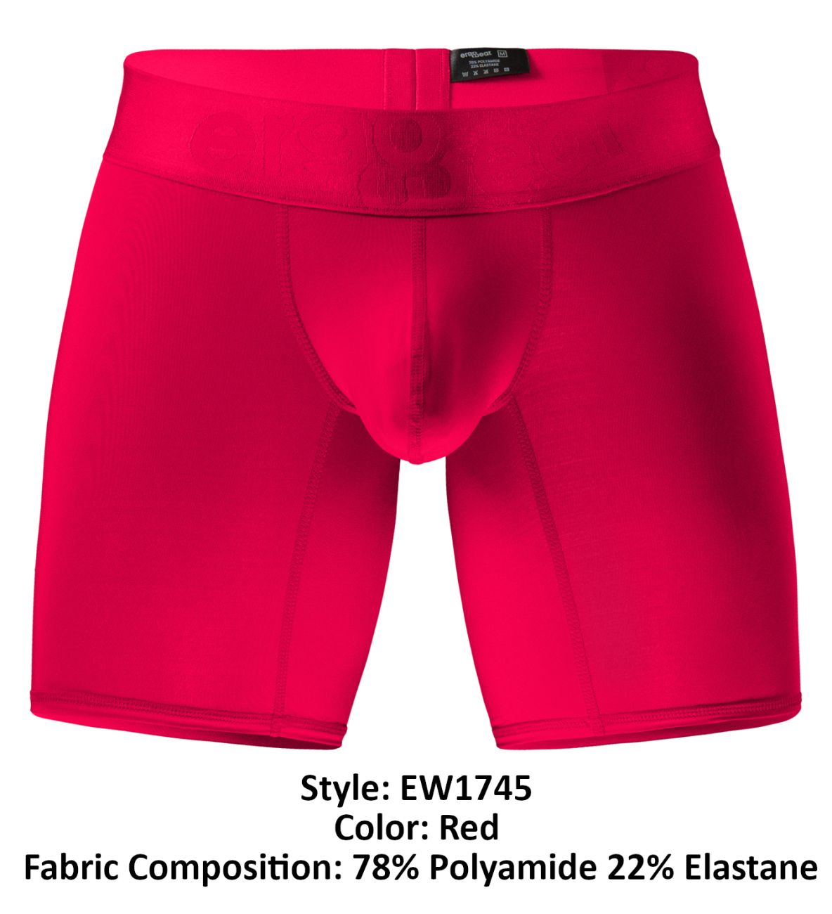 Boxer ErgoWear EW1745 MAX BOLD Rouge