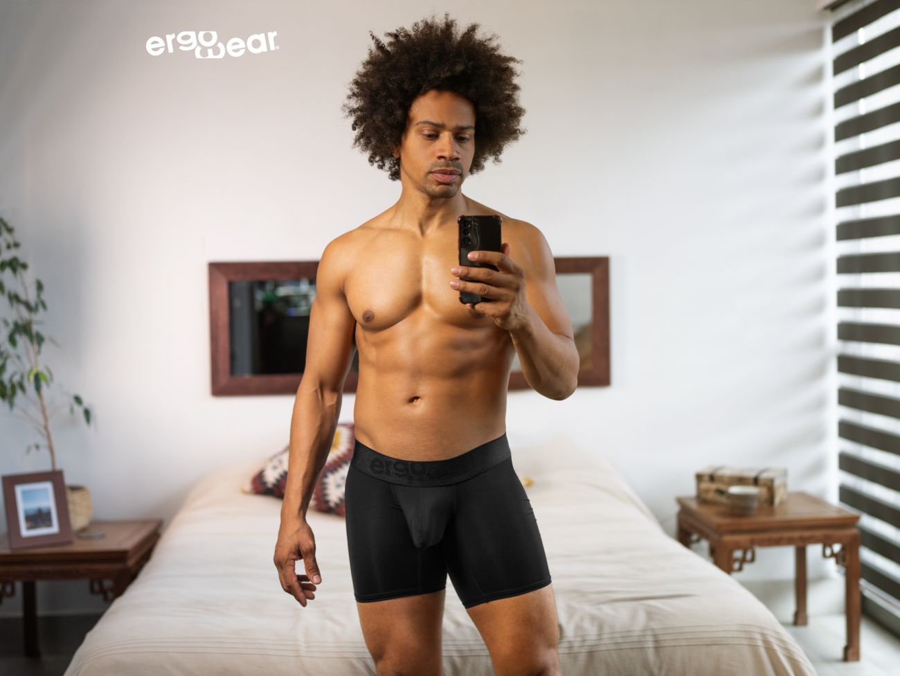 Boxer ErgoWear EW1749 MAX BOLD, couleur noir