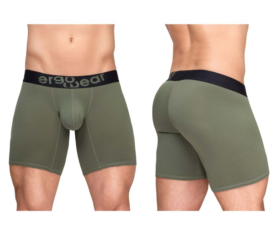 Boxer ErgoWear EW1788 MAX FLOW, couleur vert foncé