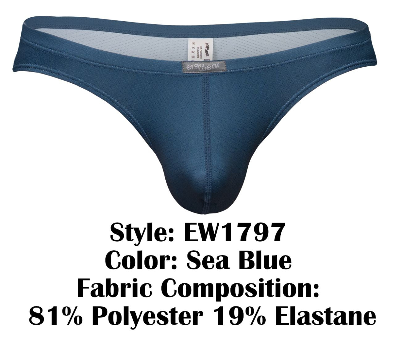 ErgoWear EW1797 X4D SE Thongs Color Sea Blue