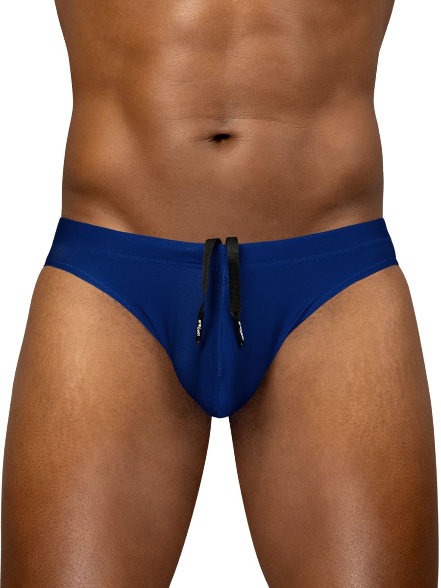 Royal blue ergo wear ew1832 x4d sw swim thongs with black drawstrings for comfortable beach wear
