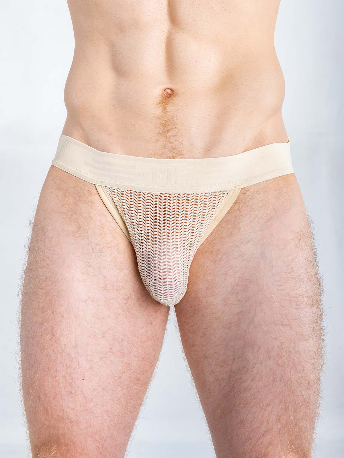 Full Kit Gear Captivity Jockstrap Underwear - Champagne