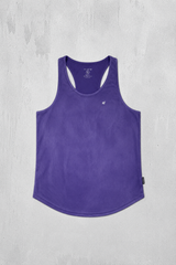Jed North Herren schnelltrocknendes Bodybuilding-Workout-Stringer-Tanktop - Dusted Violet