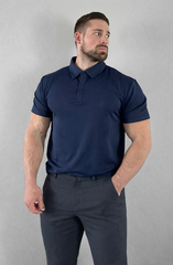 Jed North Men's Fast-Dry Polo T-Shirt - Navy