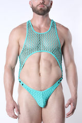CellBlock 13 Vaux Galaxy Body Suit - Turquoise