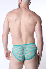 CellBlock 13 Vaux Galaxy Bikini Brief Underwear - Turquoise