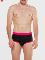 Go Softwear 4507 Men's Splash Full-Cut Brief Swim - Onyx