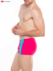 Go Softwear 4510 Men's Splash Sq-Cut Swim w/Cock-Ring - Paradise Pink