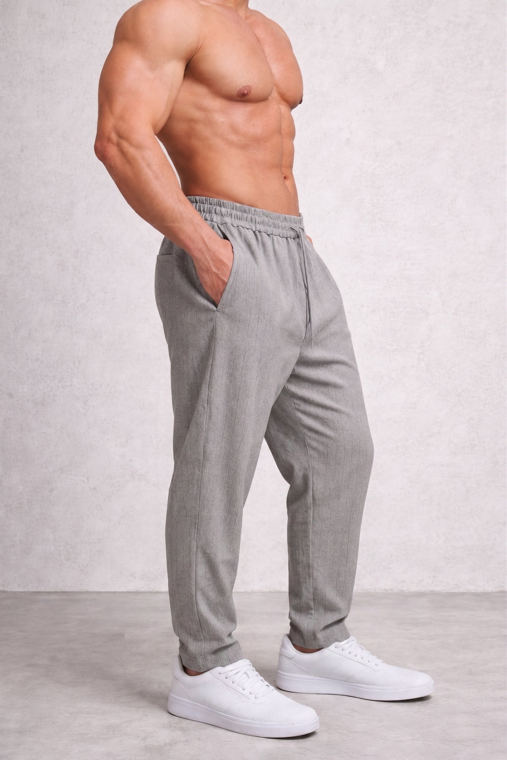Jed North Herren Sport-Anzughose - Grau