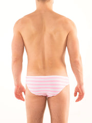 Go Softwear 4516 Men's Cabana Bikini Swim - Bubble Gum Pink