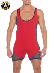 AMERICAN JOCK 8213 Men's Phys Ed Wrestler - Red