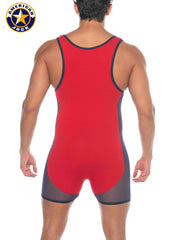 AMERICAN JOCK 8213 Men's Phys Ed Wrestler - Red