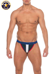 AMERICAN JOCK 8219 Men's Phys Ed Jockstrap - Navy