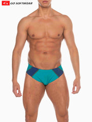 Go Softwear 4513 Men's Majorca Bikini Swim - Teal