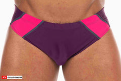 Go Softwear 4513 Men's Majorca Bikini Swim - Plum