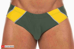 Go Softwear 4513 Men's Majorca Bikini Swim - Olive
