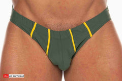 Go Softwear 4506 Men's La Palma 'Buns' Bikini Swim - Olive