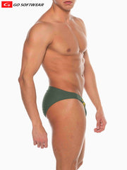 Go Softwear 4506 Men's La Palma 'Buns' Bikini Swim - Olive