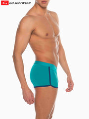 Go Softwear 4541 Men's Seychelles Sq-Cut Swim - Teal