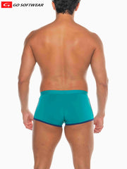 Go Softwear 4541 Men's Seychelles Sq-Cut Swim - Teal