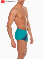 Go Softwear 4547 Men's Zanzibar Square-Cut Swim - Teal