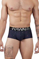 HAWAIR 42530 Printed Microfiber Briefs Color Blue
