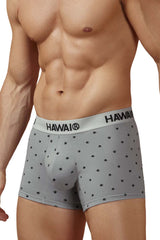 HAWAI 42571 Short de bain en mélange de coton, couleur grise
