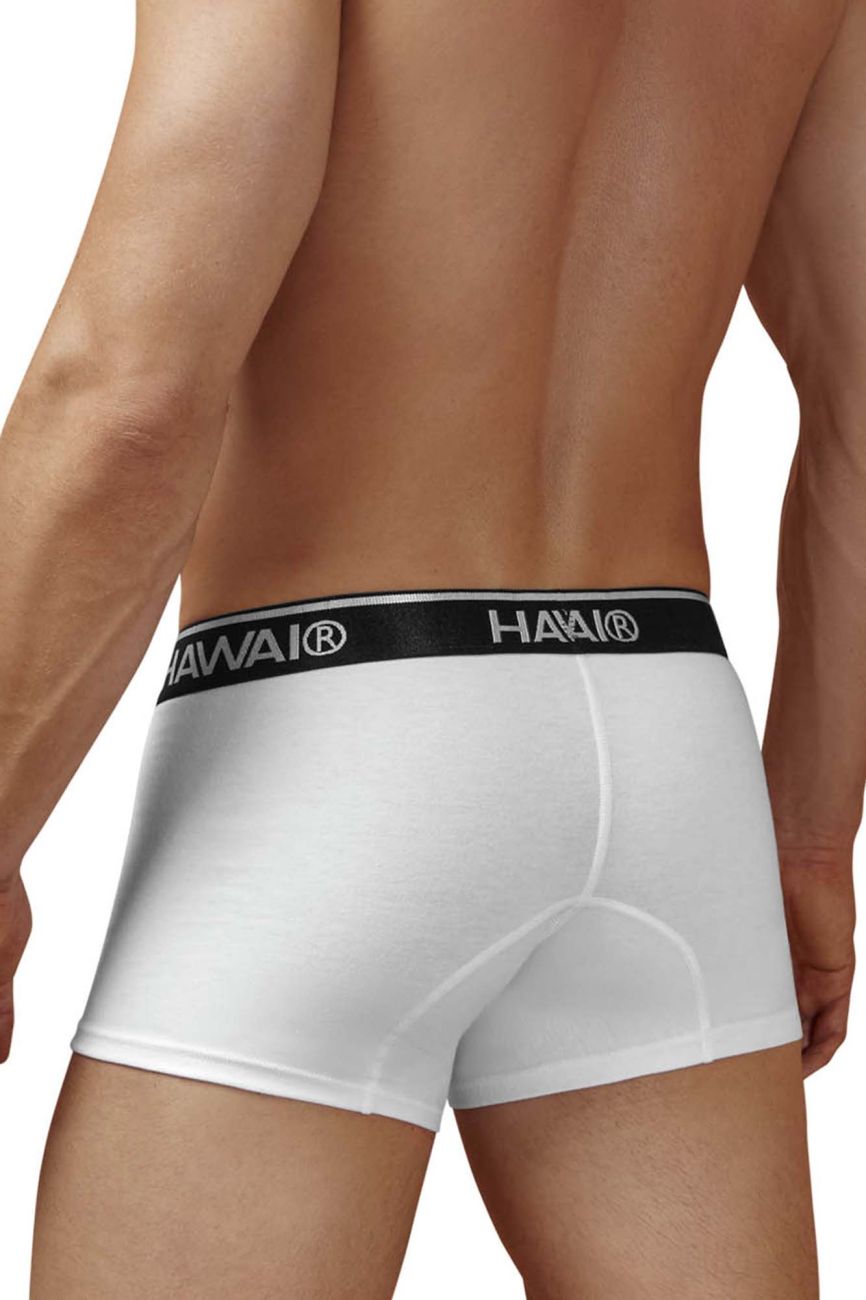 HAWAI 4986 Cotton blend Trunks Color White-01