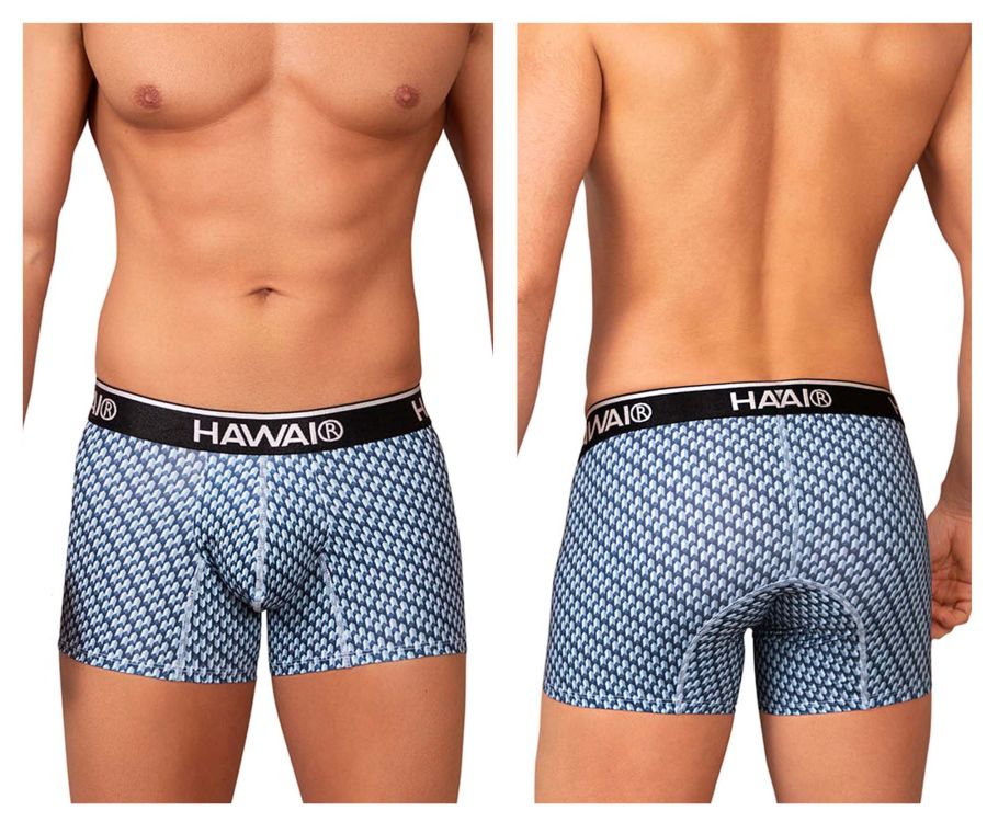 HAWAI 42420 Printed Trunks Color Blue